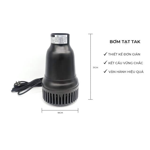 Máy bơm luồng hồ koi Shanyu TAK 14000 -18000 - 22000 l/h (siêu tiết kiệm điện)
