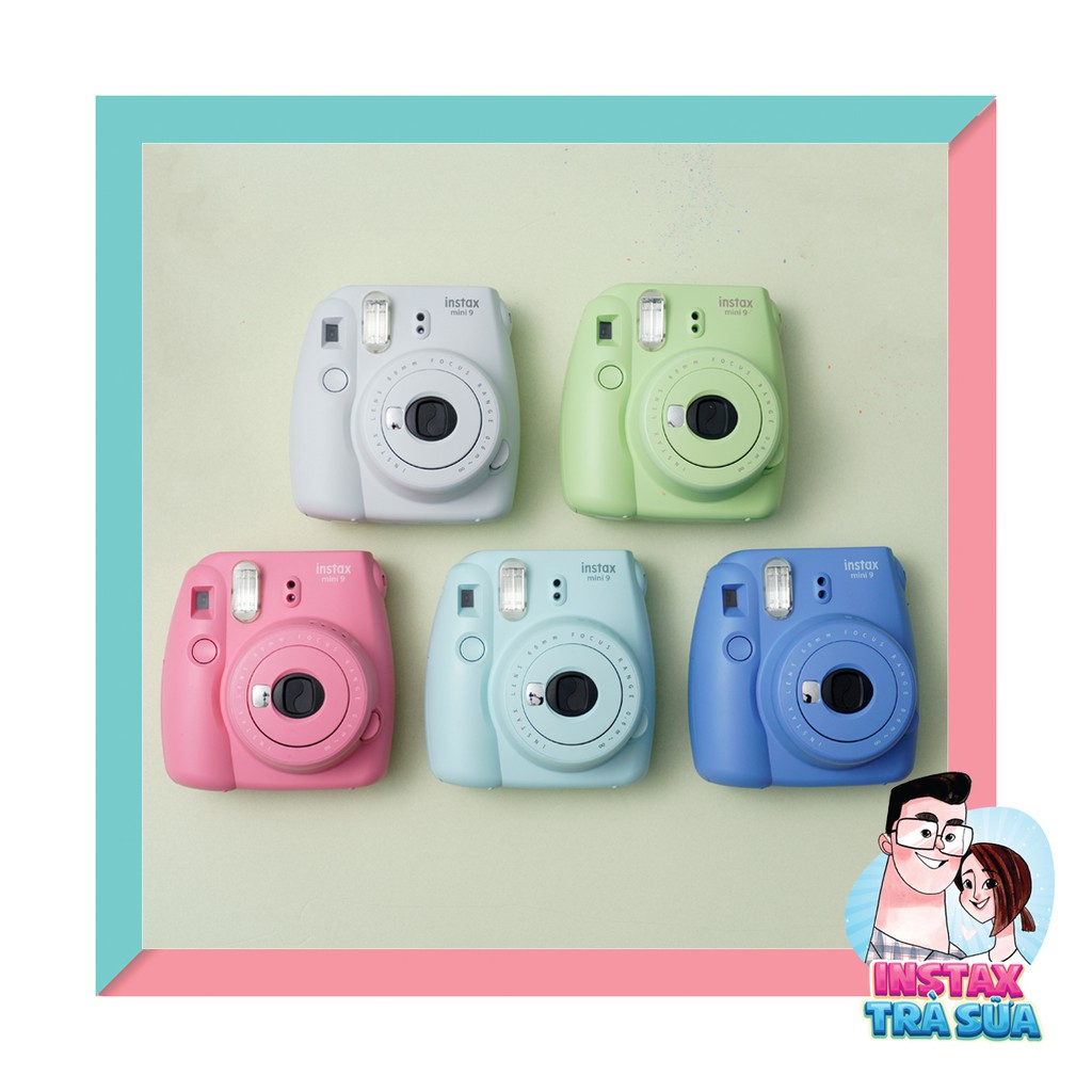 FUJIFILM INSTAX MINI 9 (TẶNG KÈM 1 HỘP FILM 20 TẤM) - Máy ảnh lấy liền - Hàng Chính Hãng