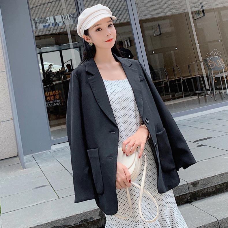 Áo Blazer Trơn đen, be Phong Cách Hàn Quốc - Áo Khoác Vest Nữ - Zenta 01 | BigBuy360 - bigbuy360.vn