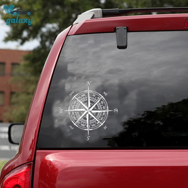 Decal Vinyl Hình La Bàn Trang Trí Thân Xe Oto &amp; Xe Máy