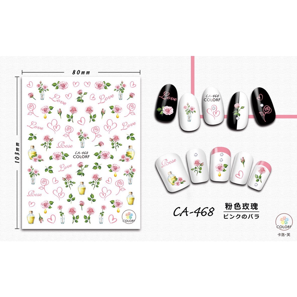 Sticker dán móng tay  sticker nail