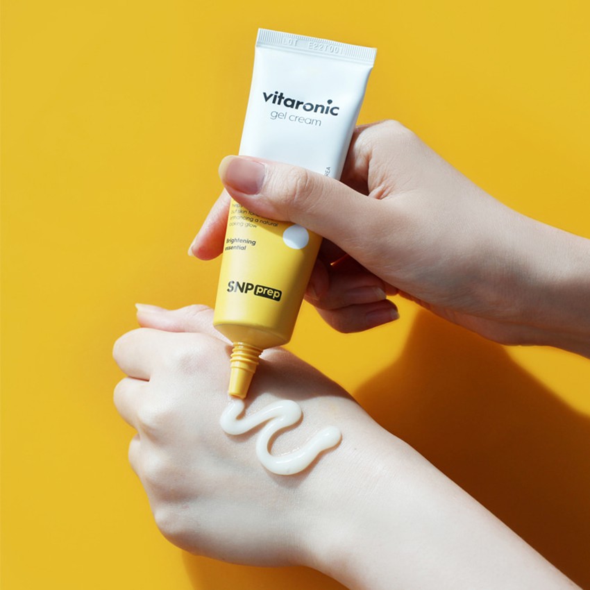 Kem Dưỡng Trắng Da SNP PREP Vitaronic Gel Cream Dưỡng Ban Đêm Làm Sáng Da Mờ Thâm Nám