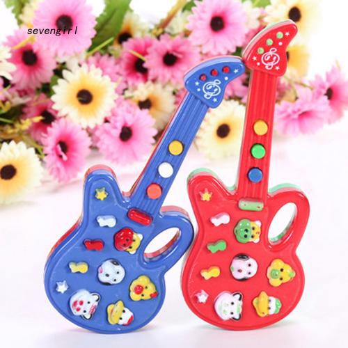 〖MO〗Electronic Guitar Toy Nursery Rhyme Music Children Baby Kids Educational Gift
