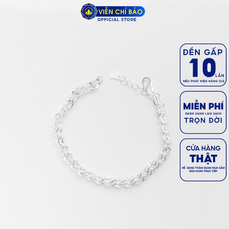 Lắc tay bạc nữ Đuôi Phụng, vòng tay nữ bạc 925 thời trang phụ kiện trang sức nữ Viễn Chí Bảo L400419