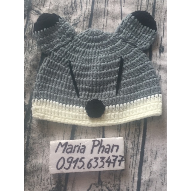 Mũ len cho bé 0-12m