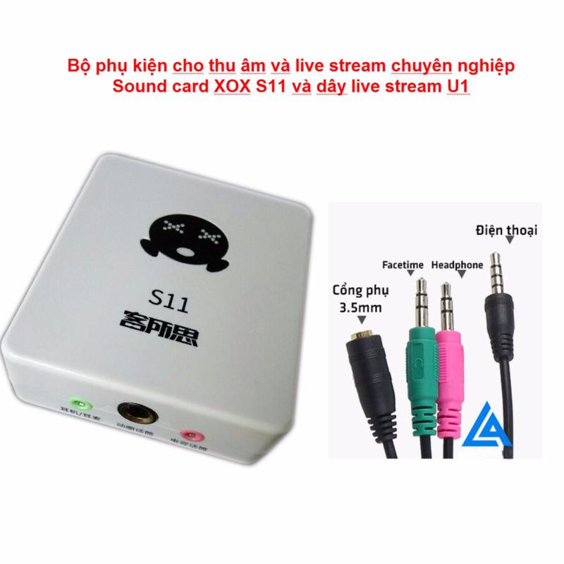 Sound Card Âm Thanh Karaoke Live Stream Xox S11