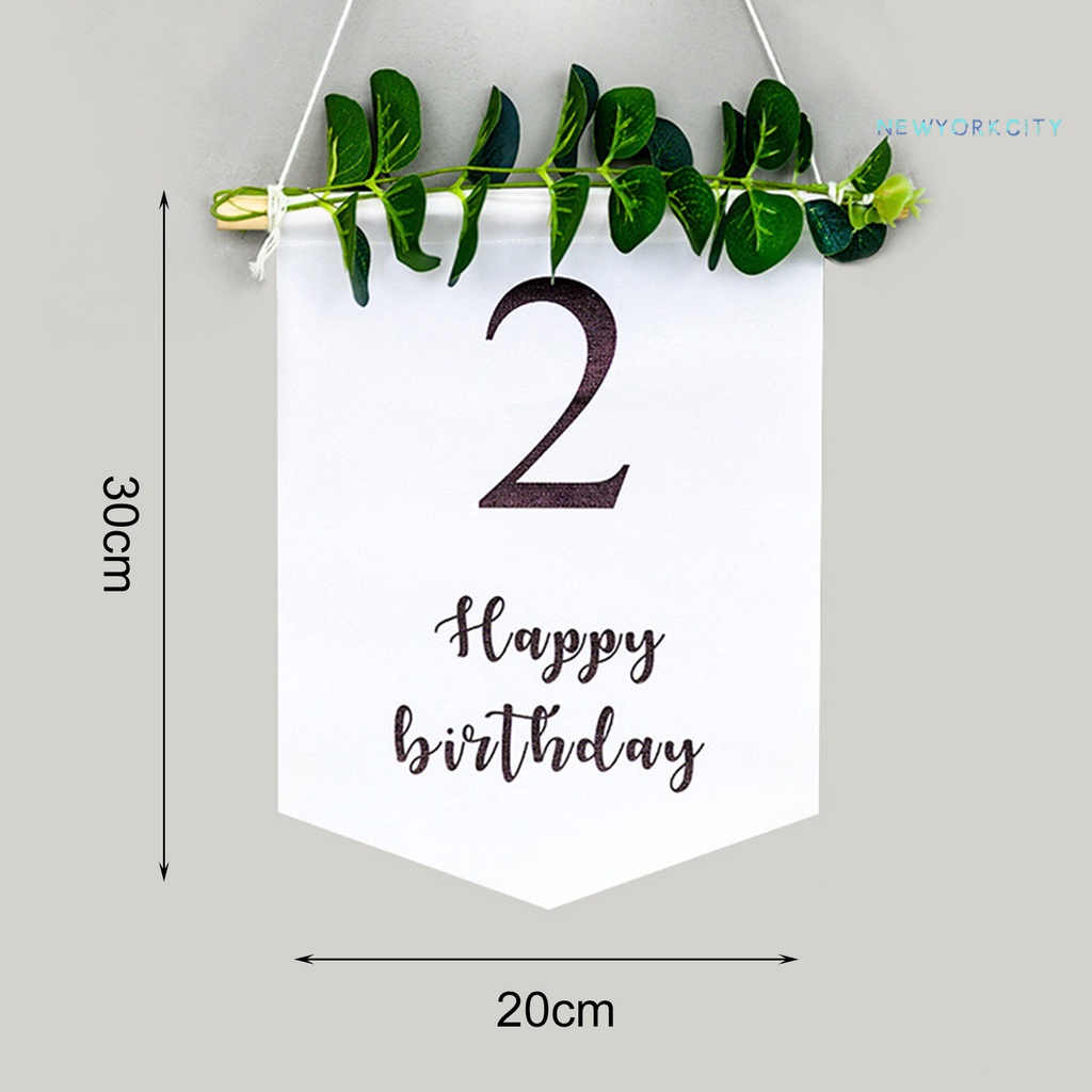 Bộ Cờ Treo Trang Trí Tiệc Sinh Nhật In Chữ Happy Birthday Dễ Thương