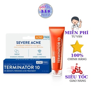 AcneFree Maximum Strength Terminator 10 spot treatment - Kem giảm sưng tấy mụn, kem chấm mụn