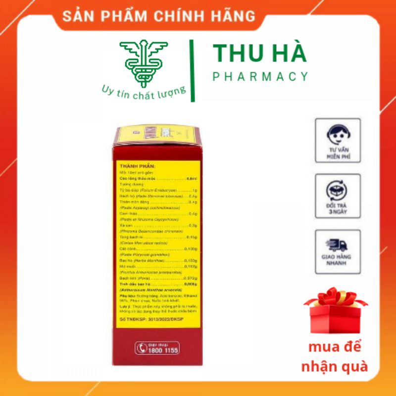 Bổ Phế Nam hà XC siro có đường , không đường , viên ngậm cho bé và người lớn giúp bổ phế