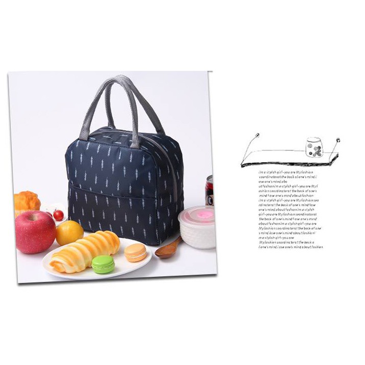 Túi giữ nhiệt Cơm trưa văn phòng / Dã ngoại chống thấm cỡ lớn họa tiết dễ thương #C455 | BigBuy360 - bigbuy360.vn
