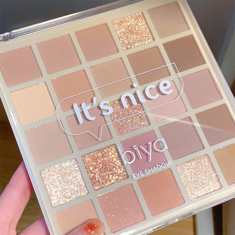 [Hàng mới về] Bảng phấn mắt 25 màu lì Trang Điểm Lấp Lánh/Nhung Mịn Beauty Glazed coco venus 25 màu - phấn mắt TIKTOK