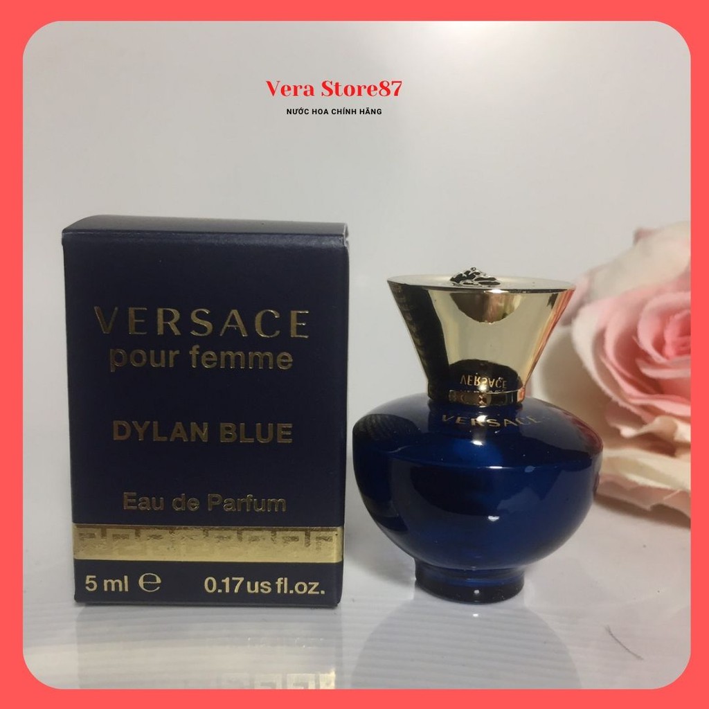 [xả kho] Nước hoa  nữ Versace Pour Femme Dylan Blue mini hương thơm thanh lịch, gợi cảm nữ tính