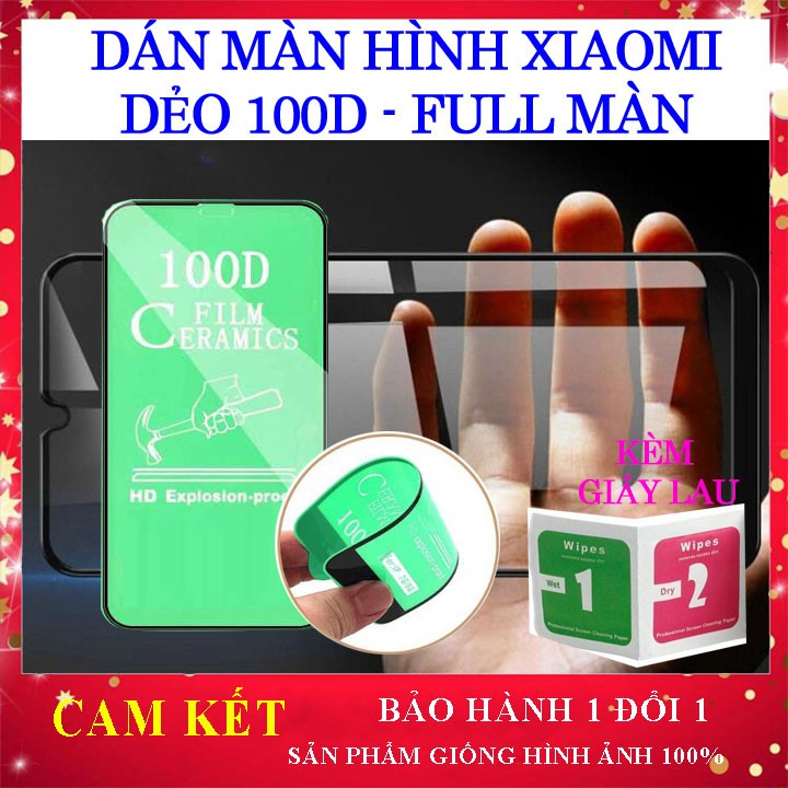 [Giá Sỉ] Cường lực dẻo 100D Xiaomi Redmi Note7/7Pro/ Redmi 8/8A/ Mi 8 Lite/Note 8/ Note8 Pro/ Note 9S/ 9 Pro/Note10 lite