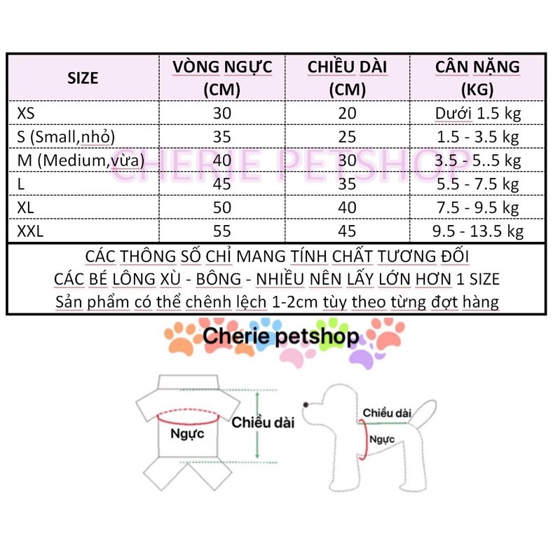 Đầm váy xinh xắn cho chó mèo