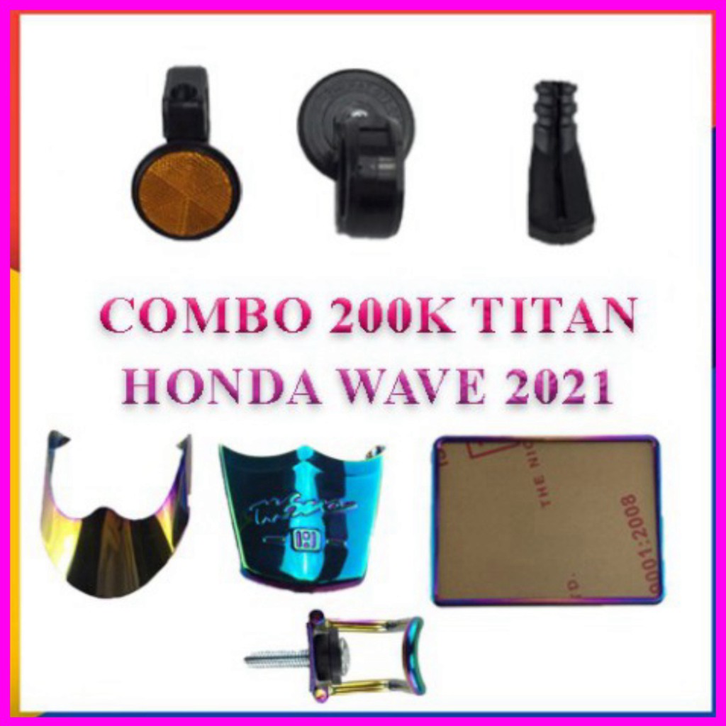 Honda Wave 2021 - Bộ Trang Trí 5 Món Hàng Đẹp