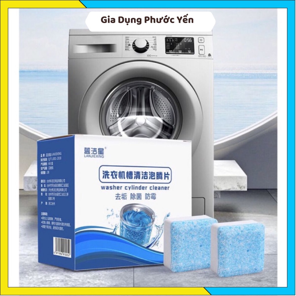 Hộp 12 viên tẩy lồng máy giặt