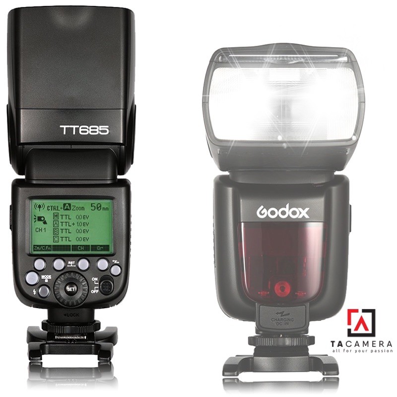 Đèn Flash Godox TT685 TTL - For Fujifilm - Tặng kèm Omi