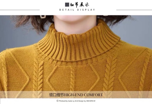 Váy đầm len dáng dài Cao cấp VLD129