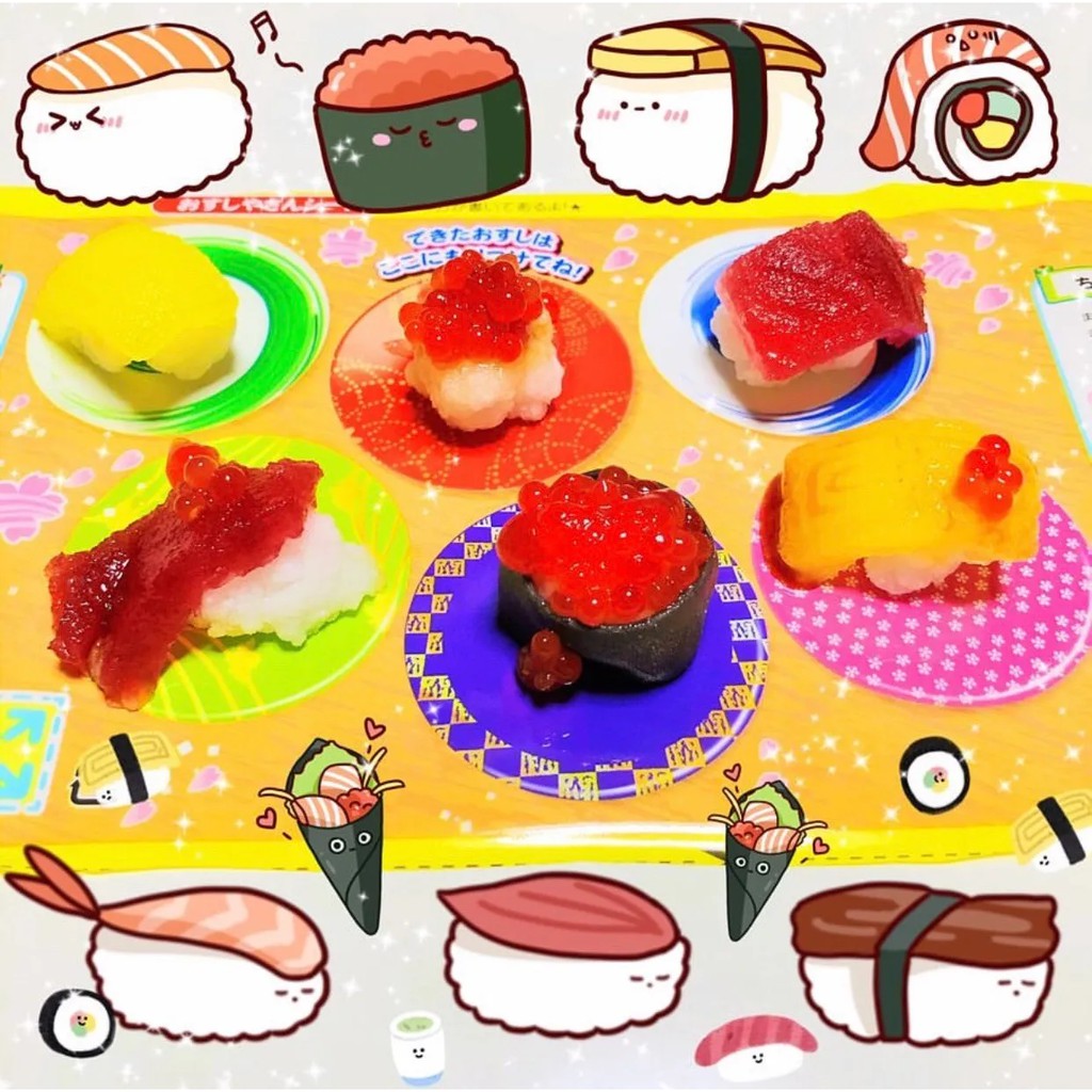 Kẹo sáng tạo Popin Cookin sushi - Tanoshii Osushi Ya San 28.5g/hộp