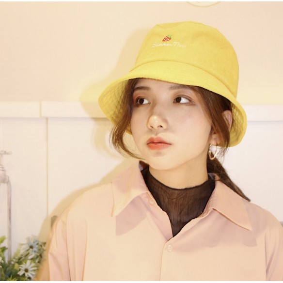 Mũ bucket hot trend summer time