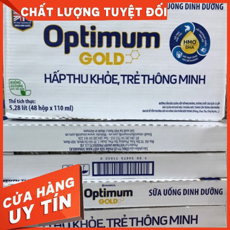 Thùng sữa bột pha sẵn Optimum Gold  110ml