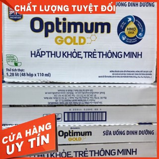 Thùng sữa bột pha sẵn Optimum Gold  110ml