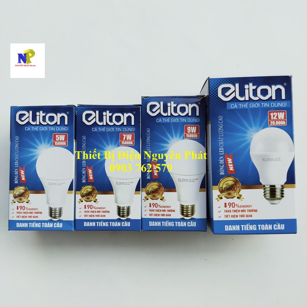 Bóng Đèn Led Bulb 5w,7w,9w,12w Siêu Sáng Kín Nước - Tiết Kiệm Điện Năng