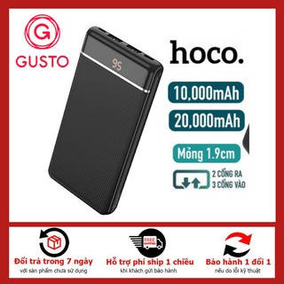 Sạc Dự Phòng 10000mah/20000mah Hoco J59 New Siêu Mỏng - Bảo Hành Chính Hãng 12 Tháng