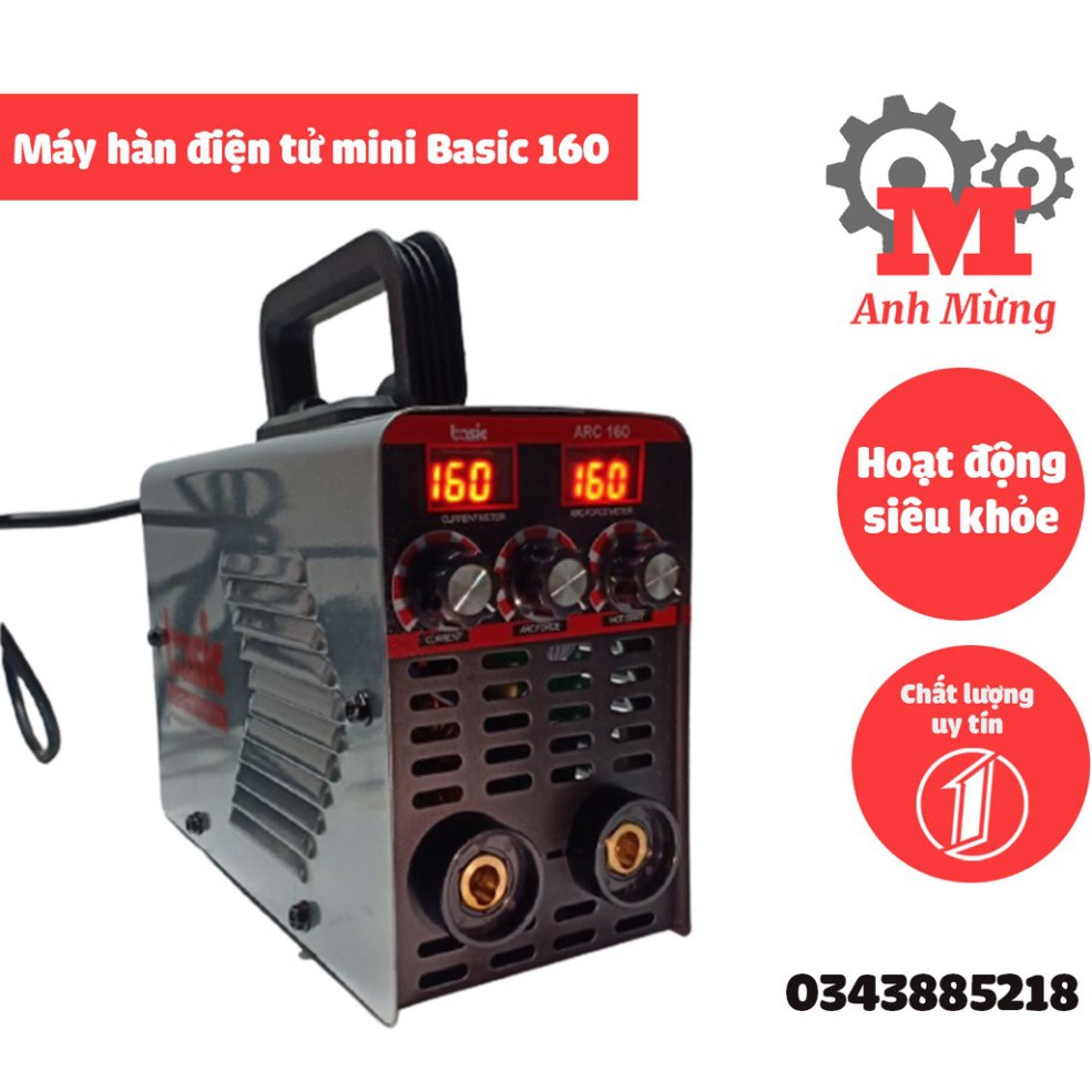 Máy hàn điện tử mini BASIC 160 nhỏ mà khoẻ