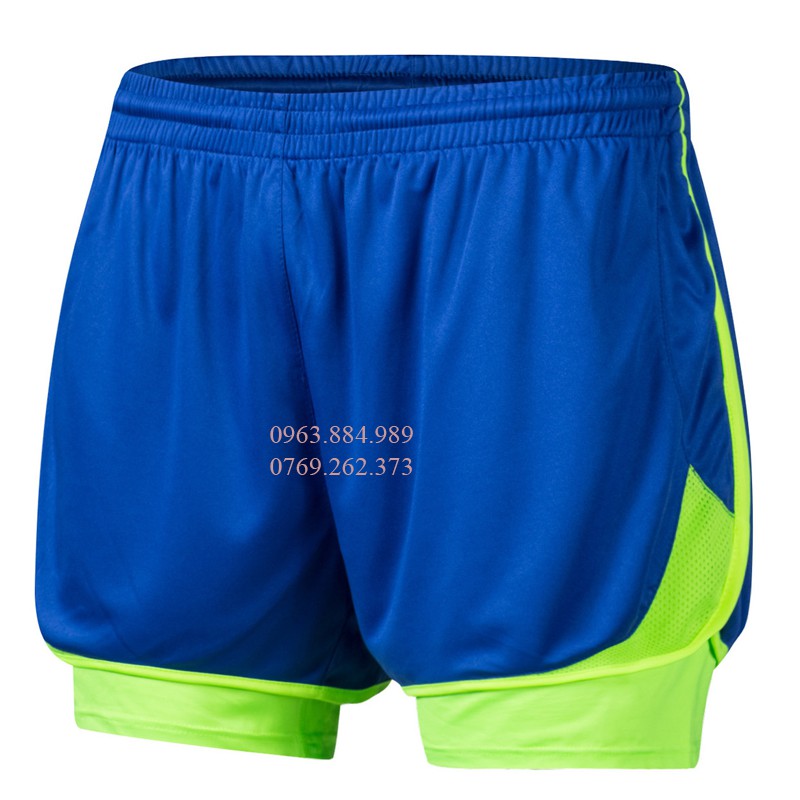 Quần thể thao 2 lớp dáng ngắn cho anh em Đ.02 chất thun cao cấp phù hợp mọi môn thể thao