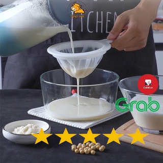 Rây lọc cháo, bột, sữa hạt, trà siêu mịn bằng nhựa cầm tay đa năng GD138