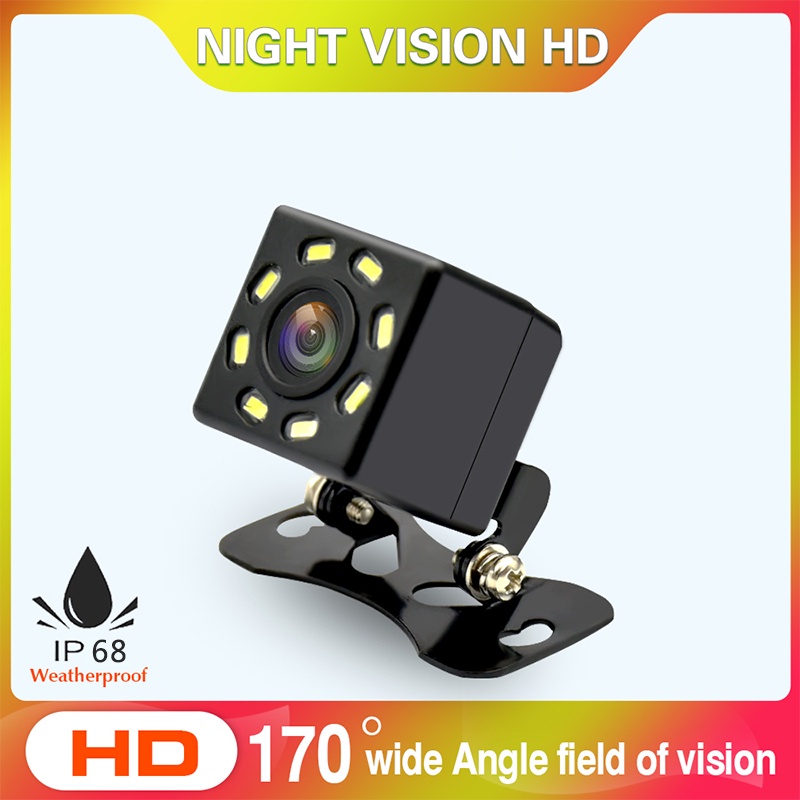 Camera 8Led IP68 Chống Thấm Nước Hỗ Trợ Quay Đêm Cho Ô Tô