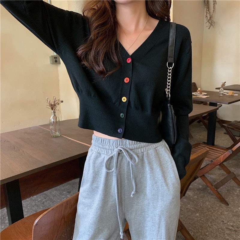 FREESHIP ÁO CADIGAN MỎNG CROTOP MÙA HÈ CỔ V XIAOZHI SIÊU XINH