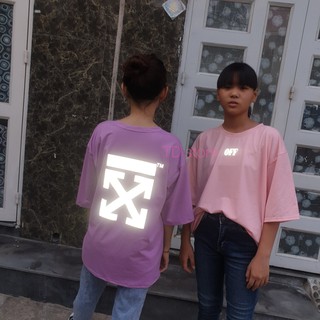 Áo thun phản quang OFF Đ mẫu mới unisex