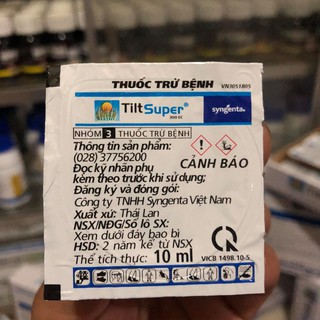 Thuốc trừ bệnh Tilt super 100ml