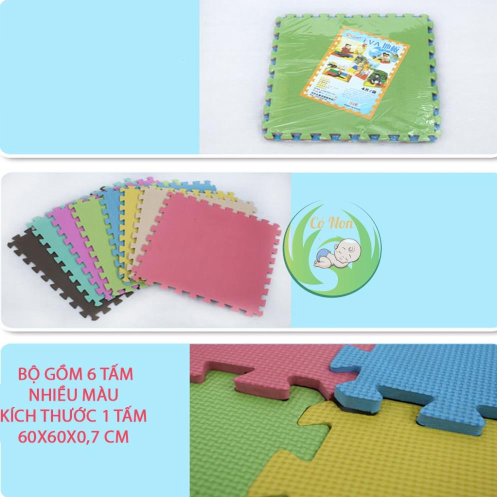 Thảm xốp ghép màu kích thước 60x60cm lót nền trải sàn