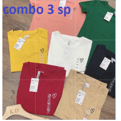 Combo 3 áo phông hãng 199k