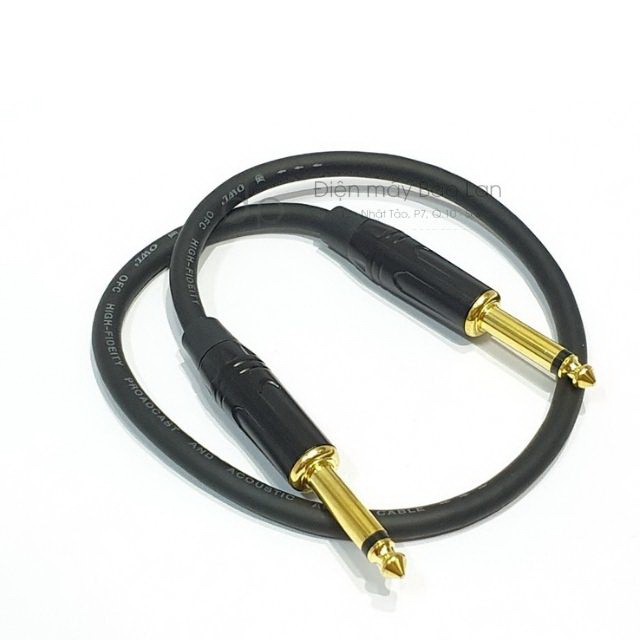 Dây 2 Đầu 6ly, Dây Jack 6.5mm Ra 6.5mm, Dây 2 Đầu 6.5 Màu Đen