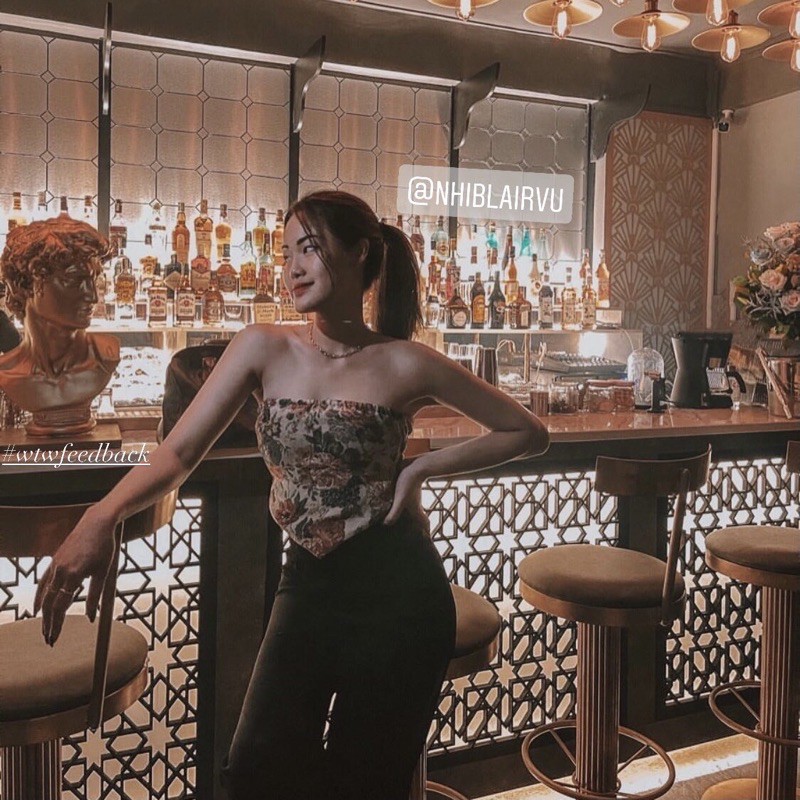 Áo yếm hoa gấm lưng thun | BigBuy360 - bigbuy360.vn