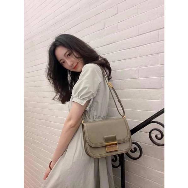 Túi đeo chéo nữ Cnk vuông 2 ngăn hàng bao đẹp