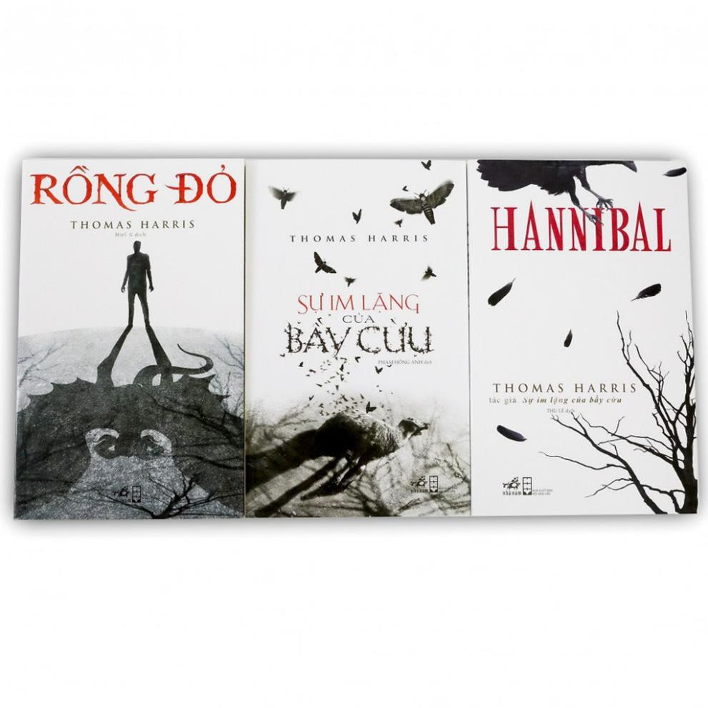 Sách Nhã Nam - Combo 3 cuốn: Sự im lặng của bầy cừu, Rồng đỏ, Hannibal