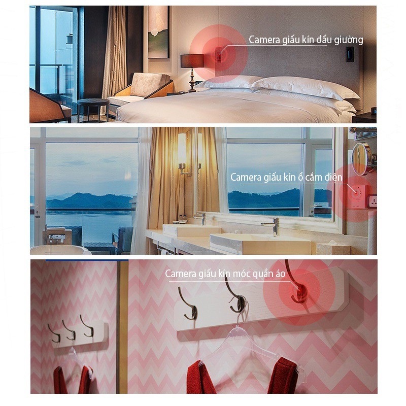 Máy Dò Phát Hiện Camera, Còi Báo Động Chống Trộm  Cao Cấp K300