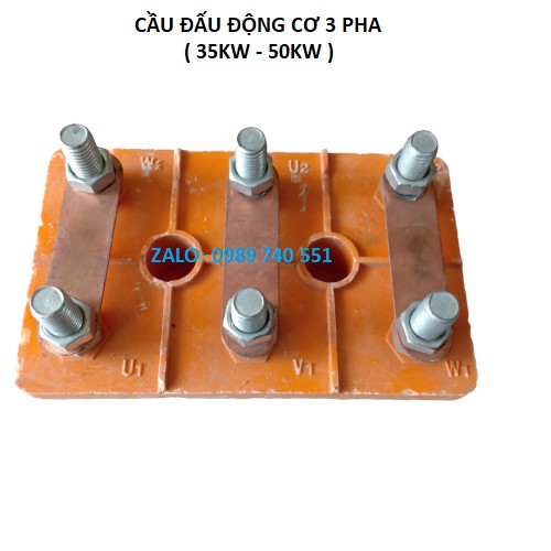 01 Cầu đấu động cơ 3 pha - Cầu đấu 35kw - 50kw mã Y250-280