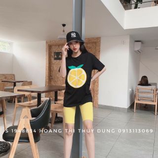 (4 màu) Set bộ nữ lửng trái cam siêu xinh