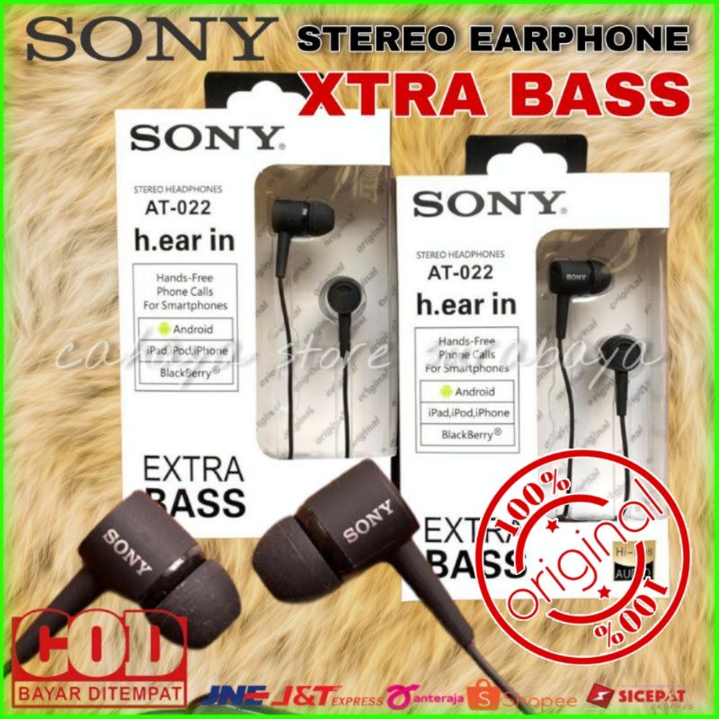 Tai Nghe Nhét Tai Âm Thanh Siêu Trầm Jack Cắm 3.5mm Cho Sony