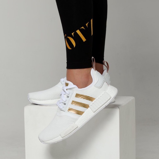 Giàu NMD R1 trắng - Gold