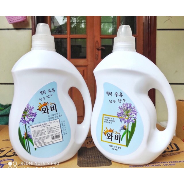SỮA GIẶT HÀN QUỐC CÔNG NGHỆ MỚI SIÊU THƠM,SIÊU SẠCH CAN 3,8KG