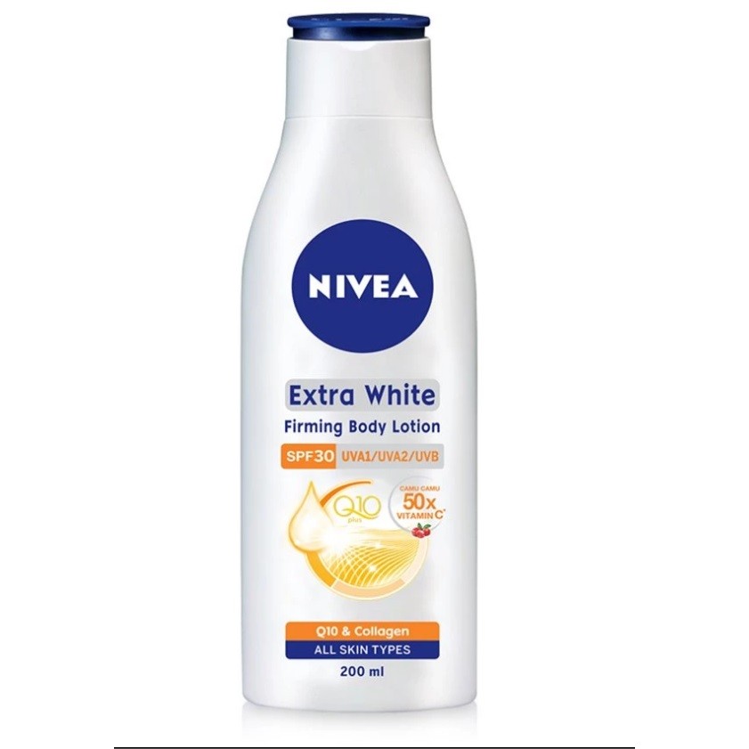 Sữa dưỡng thể săn chắc và dưỡng trắng da NIVEA 200ml (Thái Lan)
