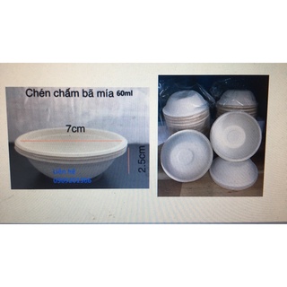 Set 10 chén chấm giấy bã mía