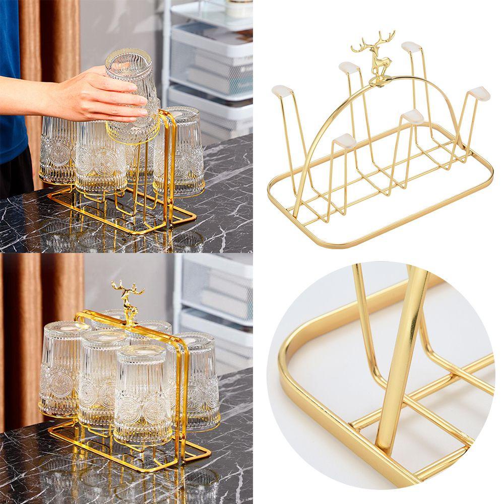 GOGOUP Giá Đỡ Phơi Khô Cốc Cà Phê Bằng Kim Loại Tiện Dụng Cho Nhà Bếp